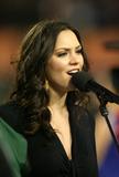 Katharine McPhee sings the national anthem