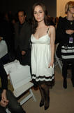 Eliza Dushku attends Peter Som Fall 2008 during Mercedes-Benz Fashion Week zt Bryant Park in New York City
