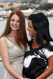 Julia Volkova & Elena Katina of t.A.T.u. posing to promote new film You And I during the Cannes Film Festival