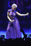 Kylie Minogue performs on stage on the opening night of her world tour KylieX2008 in Paris, France