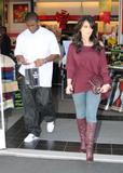 Kim Kardashian holiday shopping candids