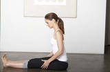 Sarah Wayne Callies Pics Yoga Boat Pose Health and Wellness